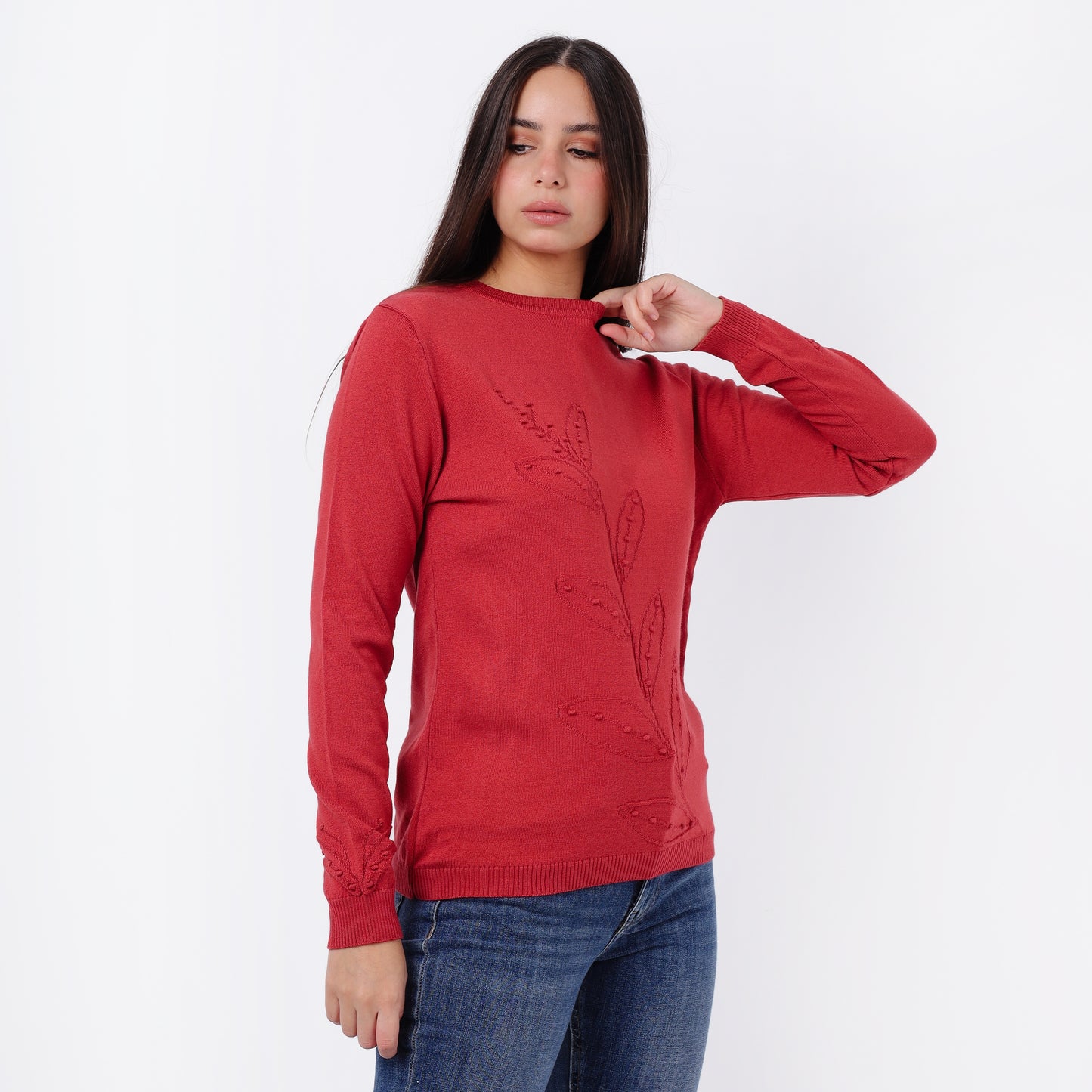 Women's Crew Neck Knit Sweater