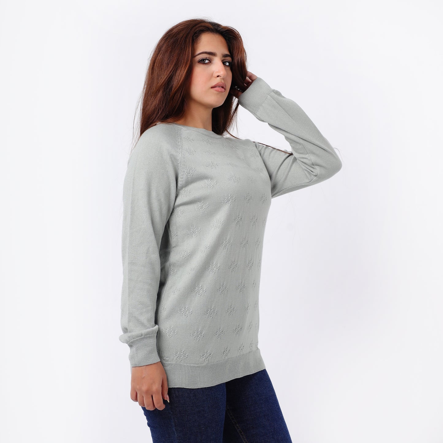 Women’s Crew Neck Knitted Sweater