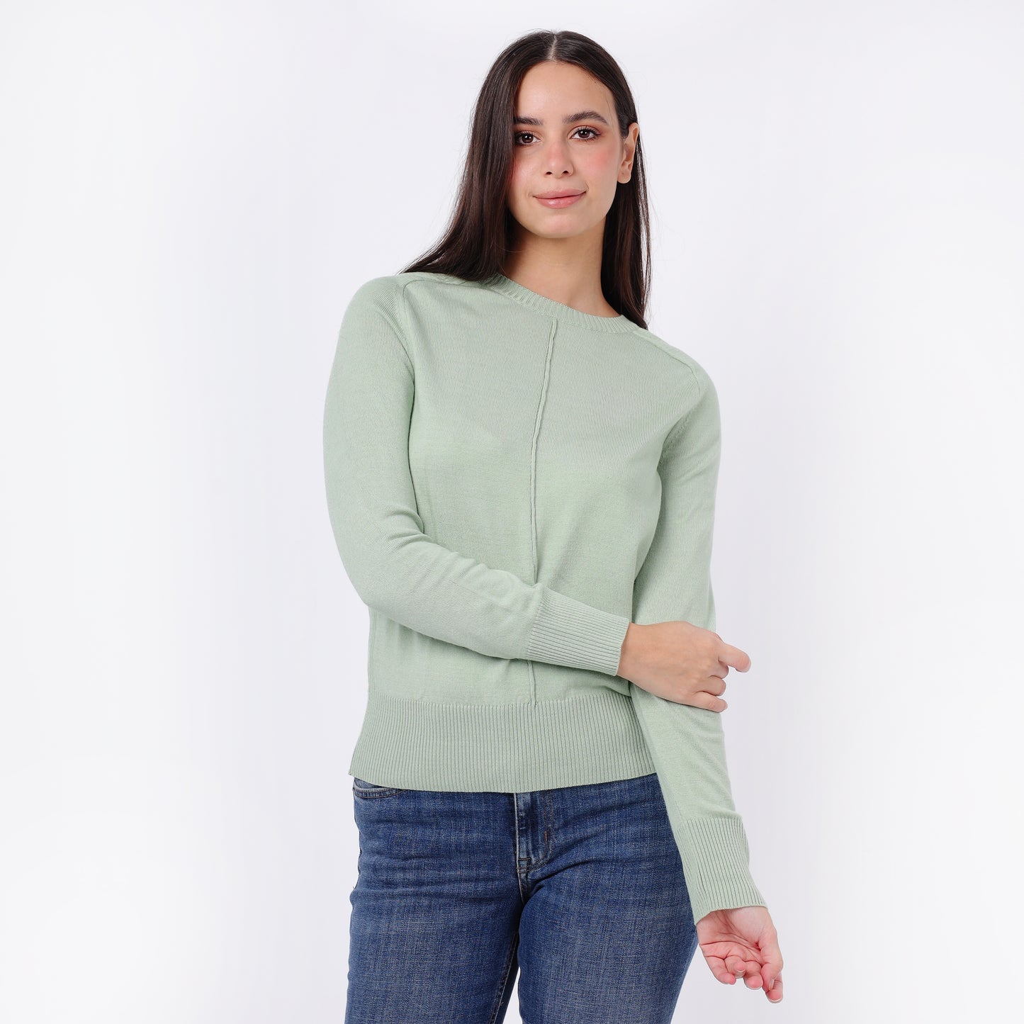 Women’s Long Sleeves Knitted  Sweater