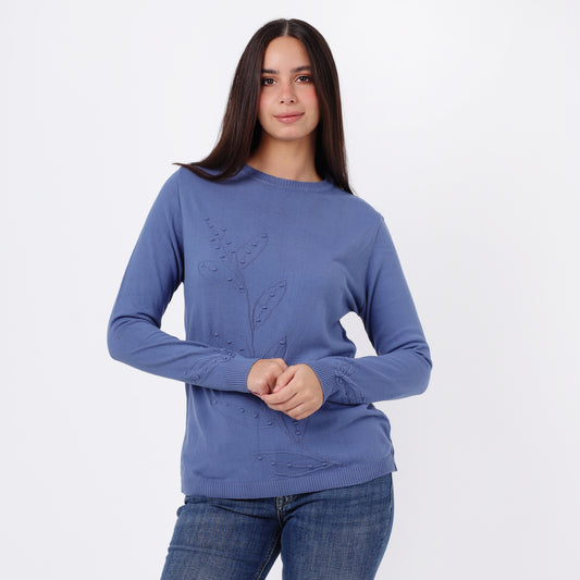 Women's Crew Neck Knit Sweater