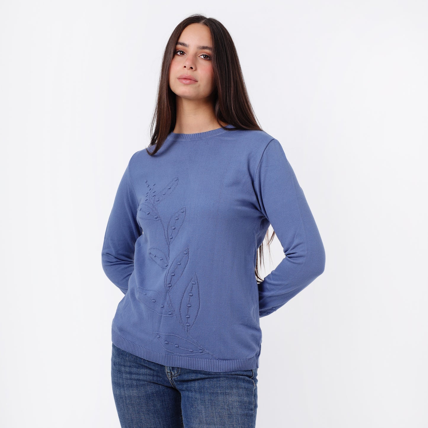 Women's Crew Neck Knit Sweater