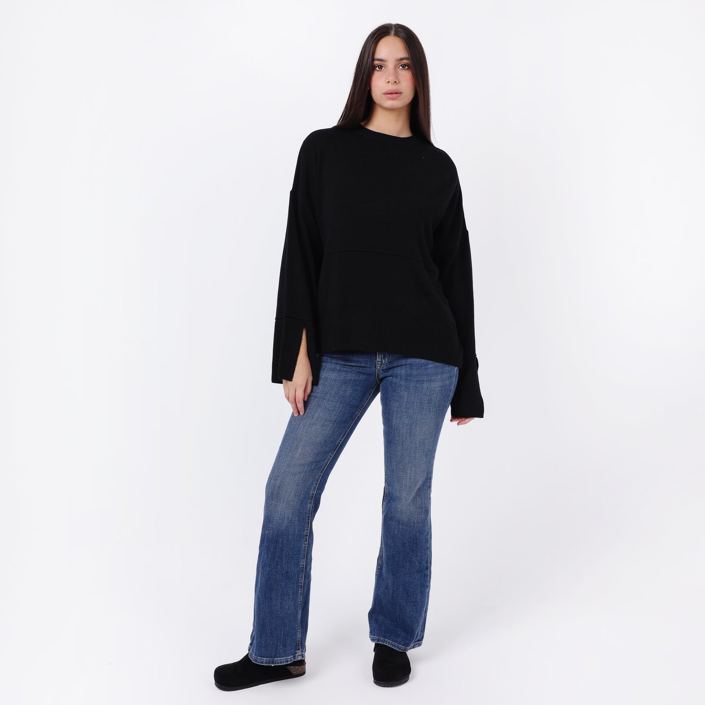 Women's Crew Neck Knit Sweater