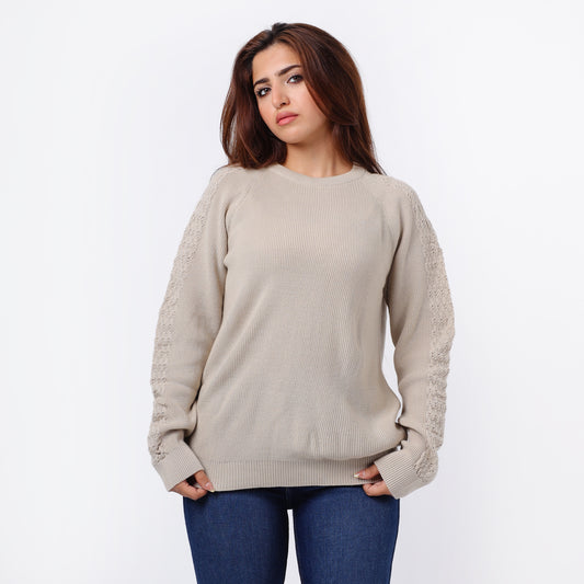 Women’s  Crew Neck Knitted Sweater