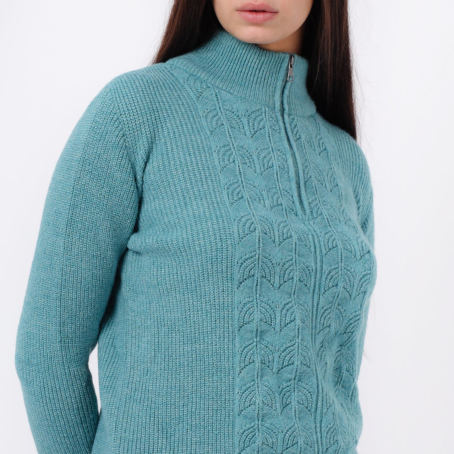 Women’s Half Zip Knitted Sweater