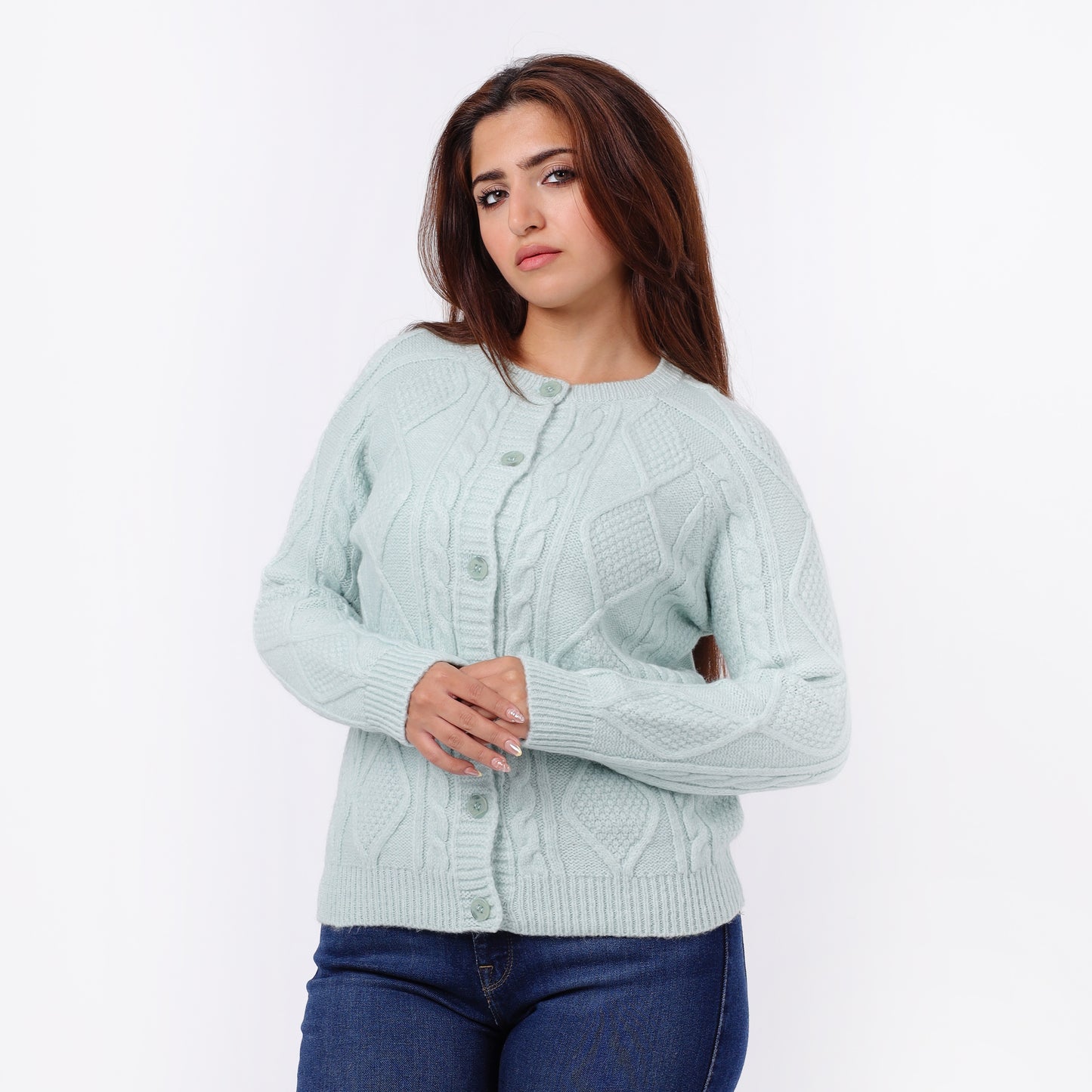 Women's Button-Up Knit Cardigan