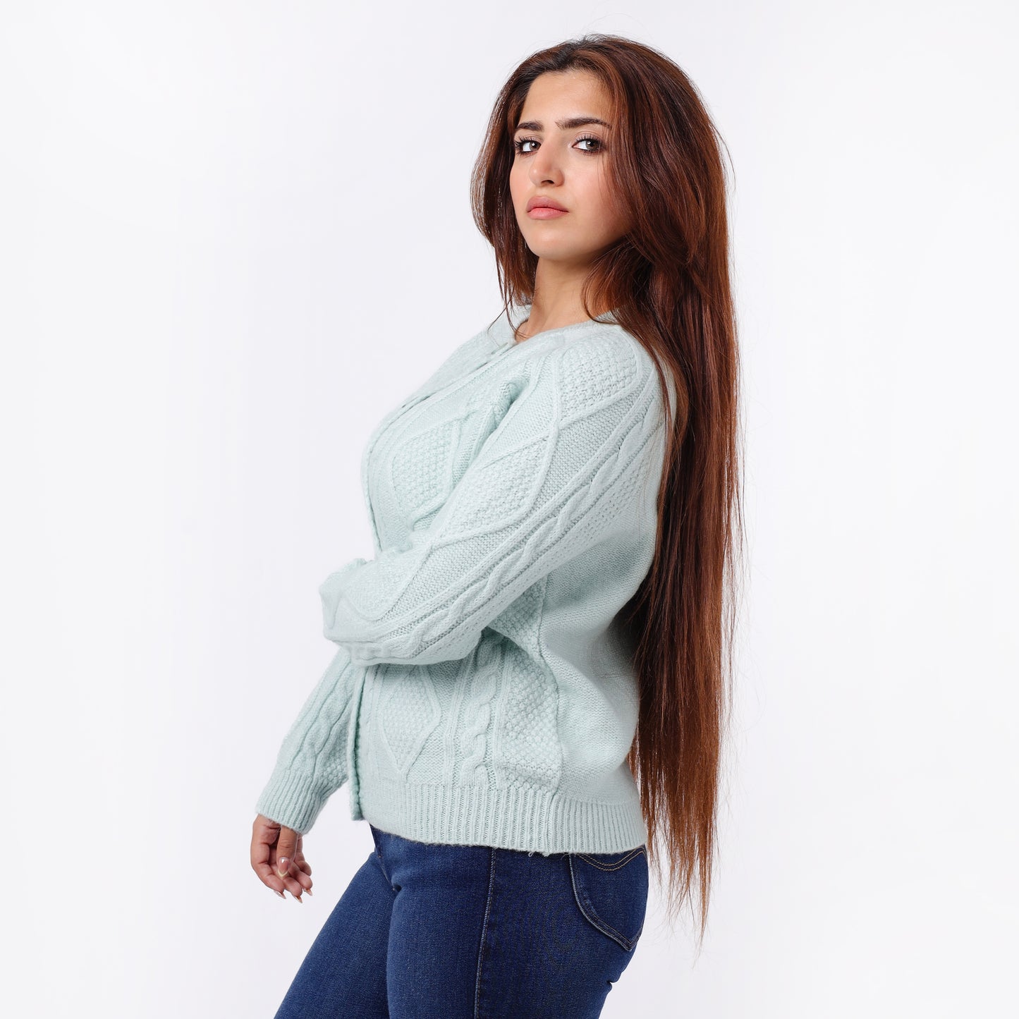 Women's Button-Up Knit Cardigan