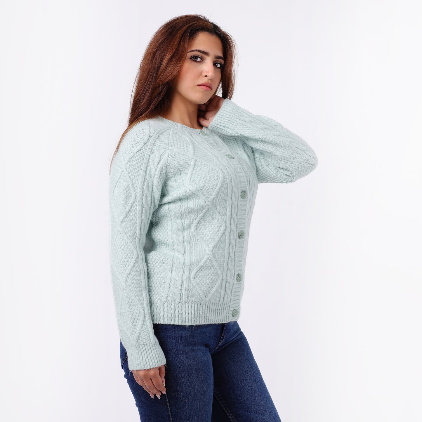 Women's Button-Up Knit Cardigan