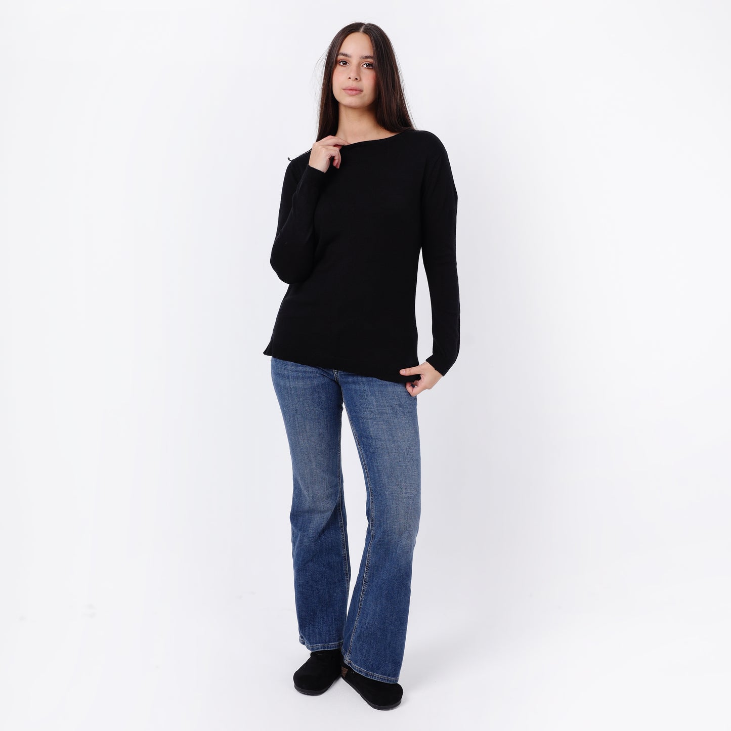 Women's Basic Knit Sweater