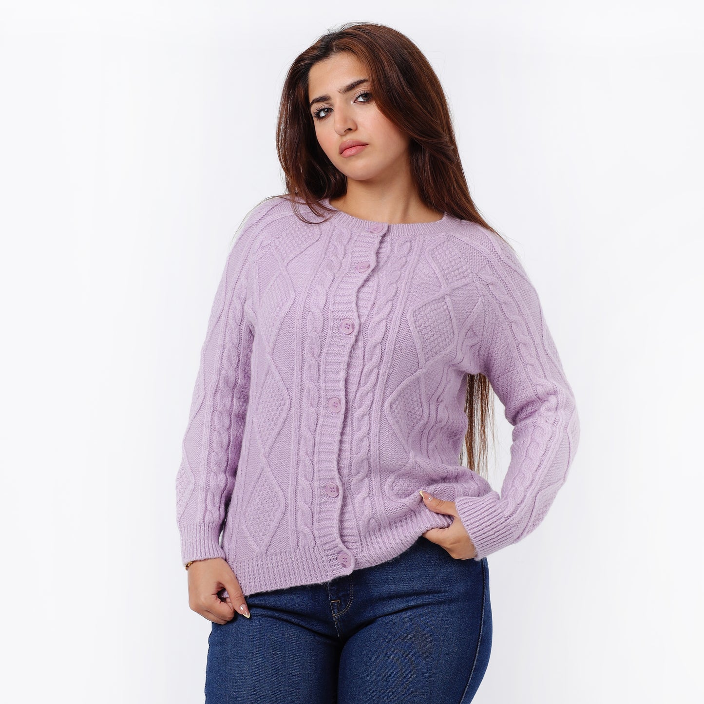 Women's Button-Up Knit Cardigan