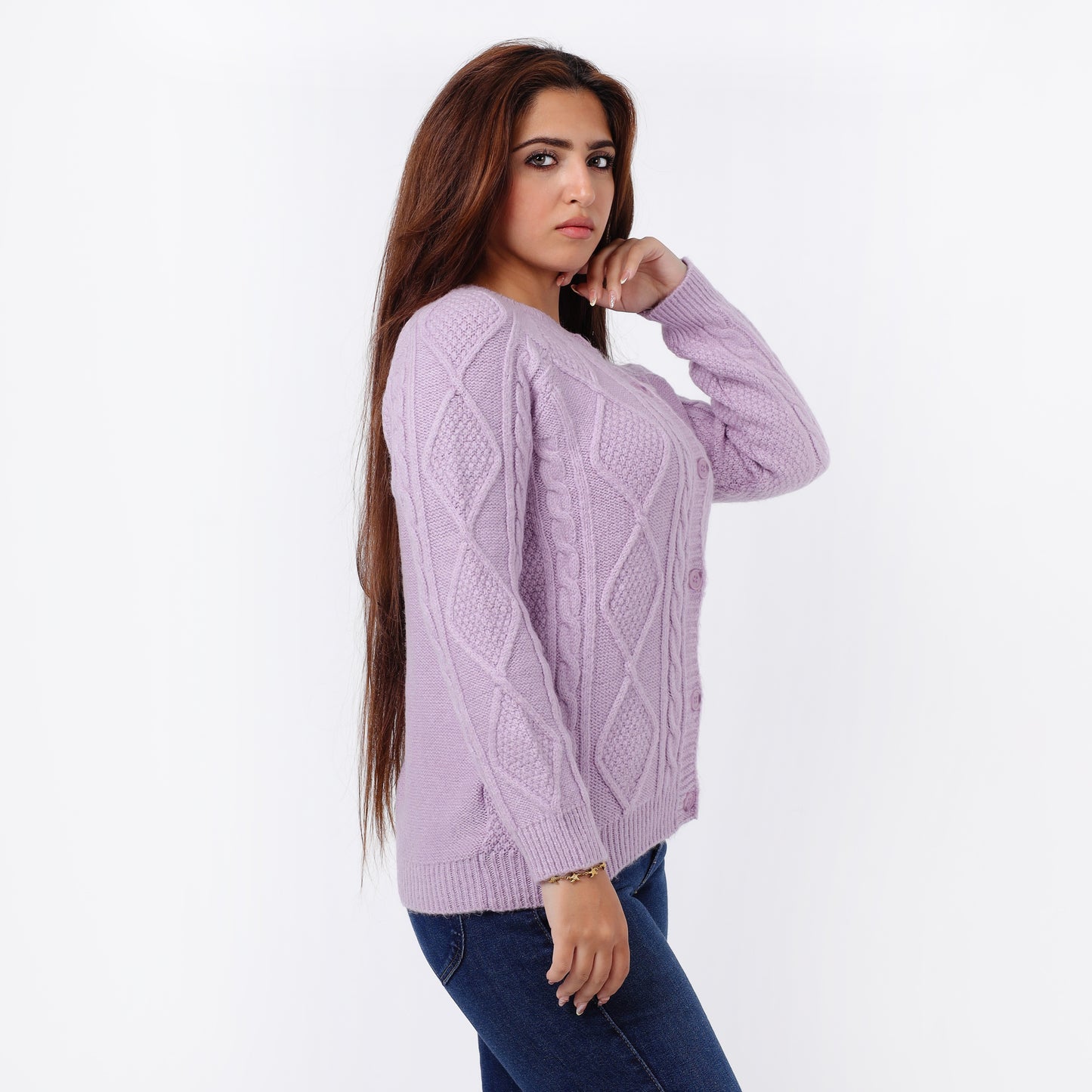Women's Button-Up Knit Cardigan