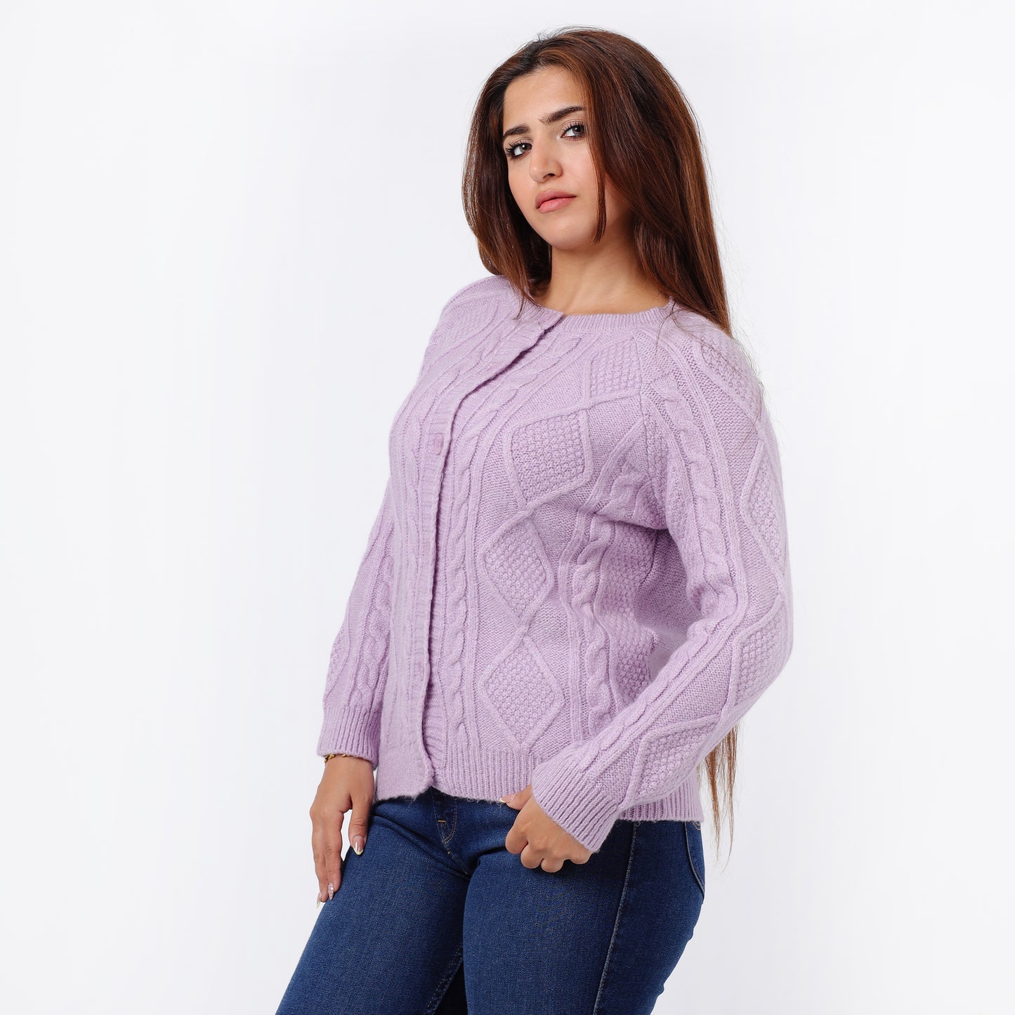 Women's Button-Up Knit Cardigan