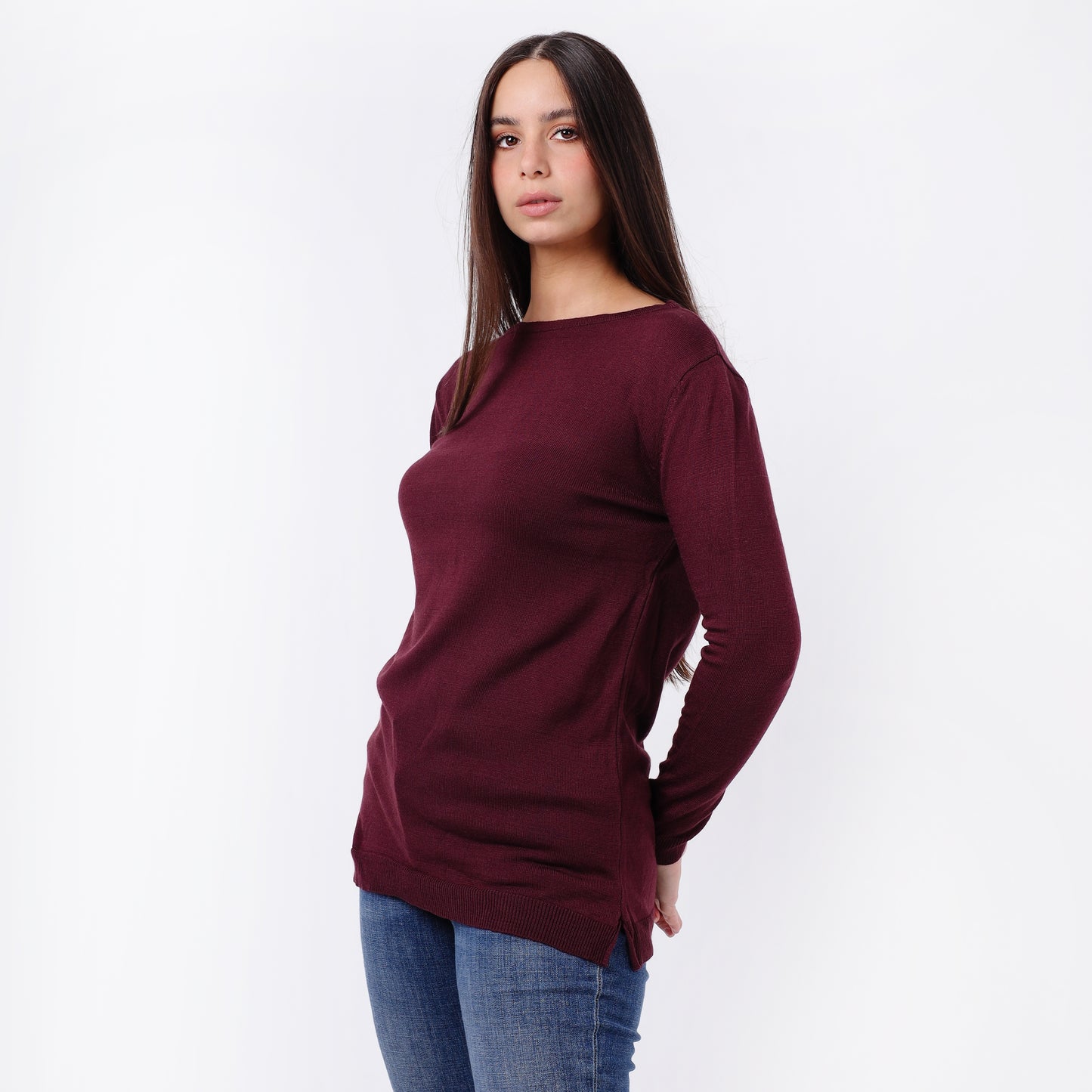 Women's Basic Knit Sweater