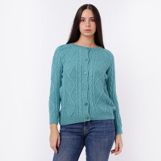 Women's Button-Up Knit Cardigan