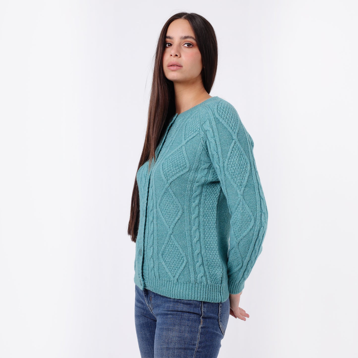Women's Button-Up Knit Cardigan
