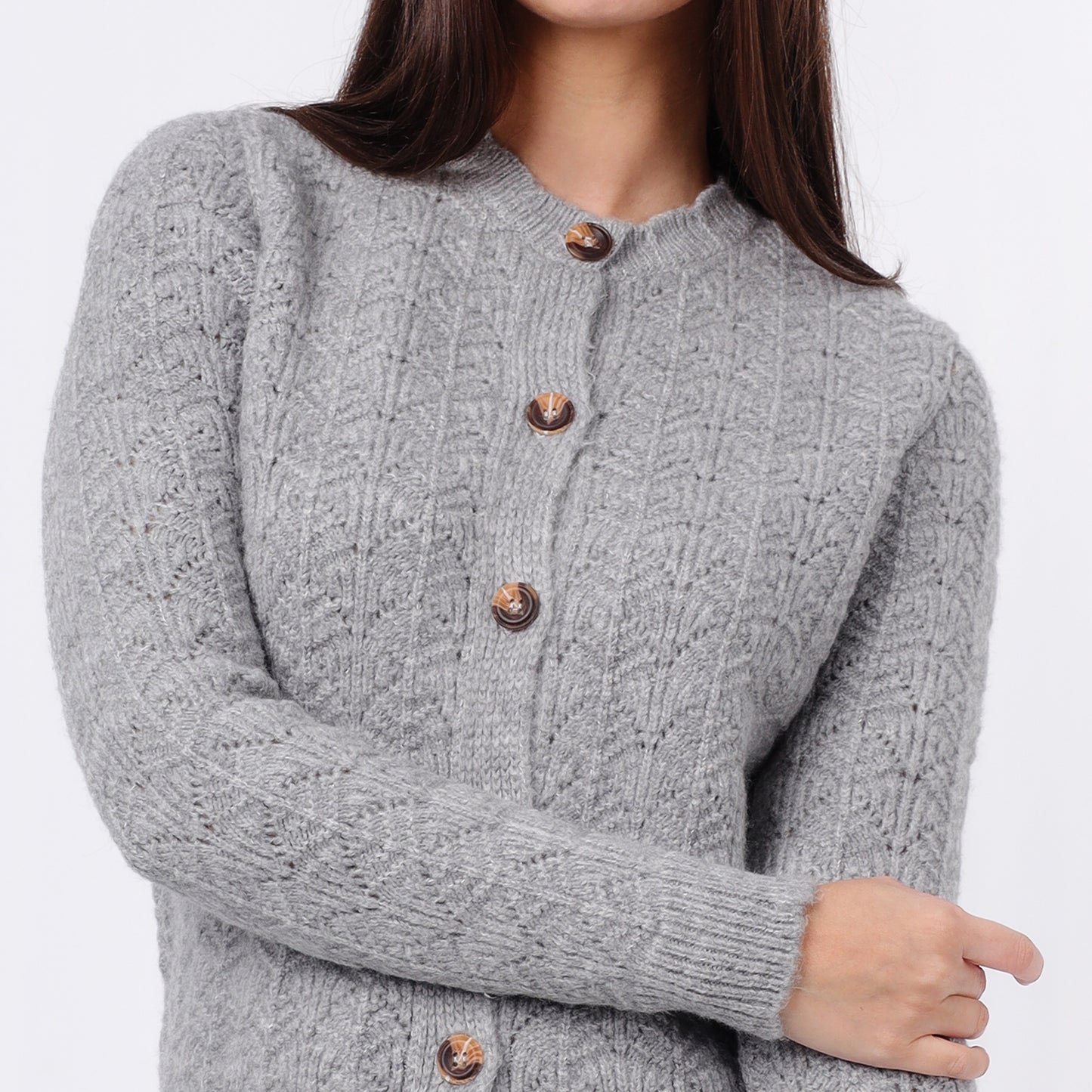 Women’s  Button-Up Knitted Cardigan