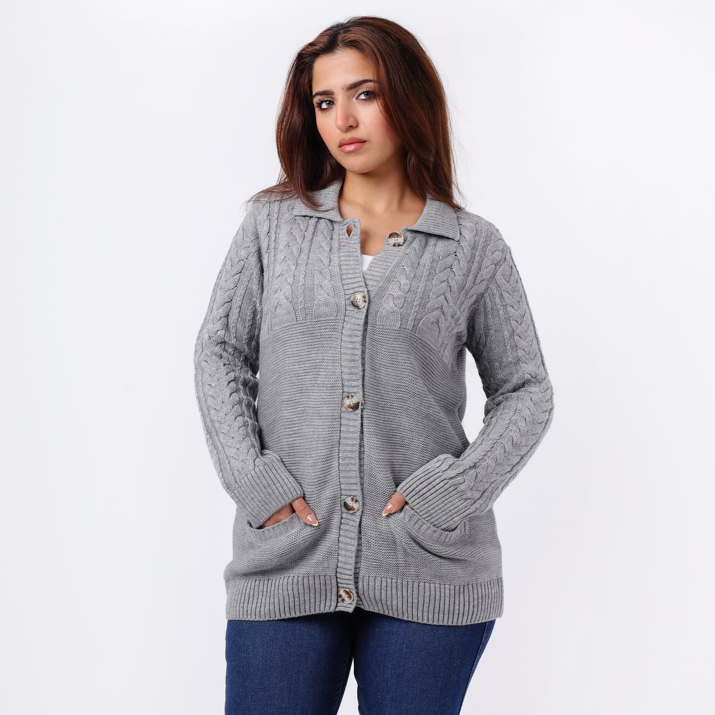 Women’s Long Knitted Cardigan
