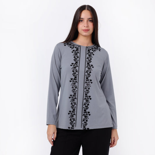 Women's Printed Long Sleeve T-Shirt