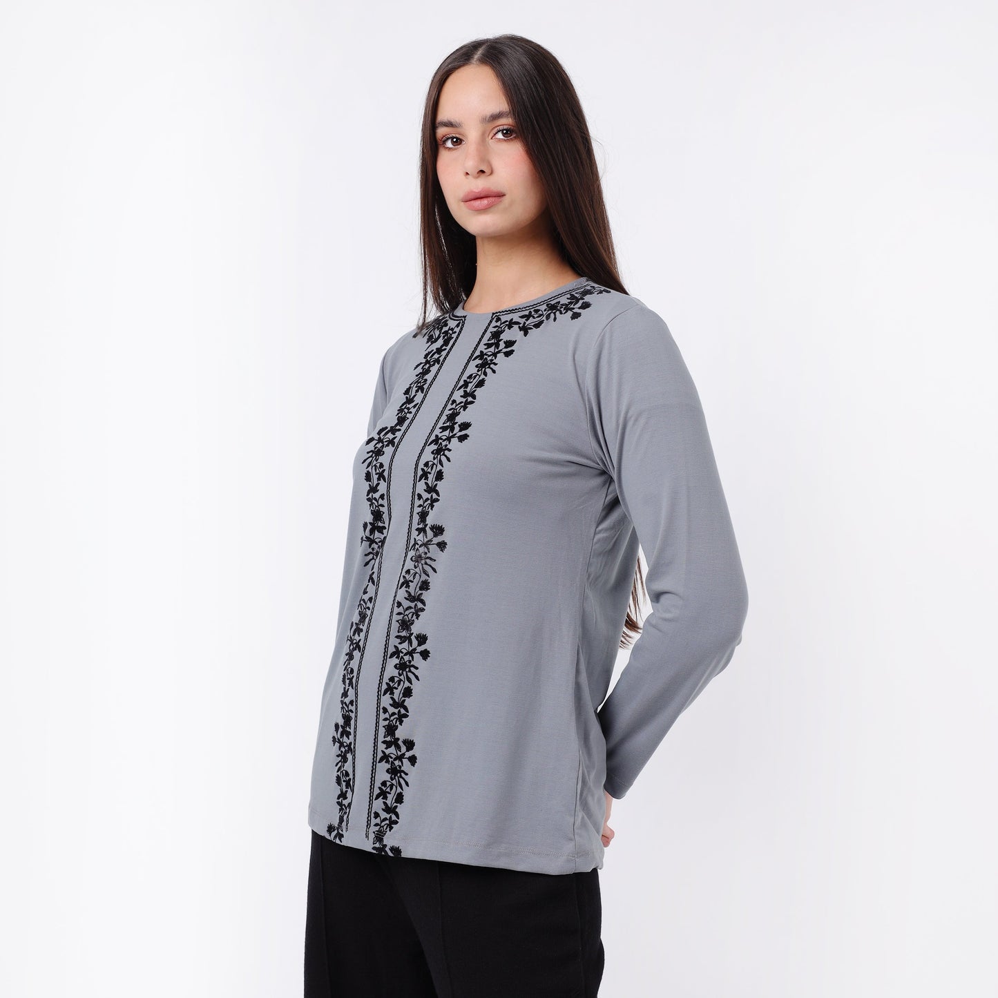 Women's Printed Long Sleeve T-Shirt