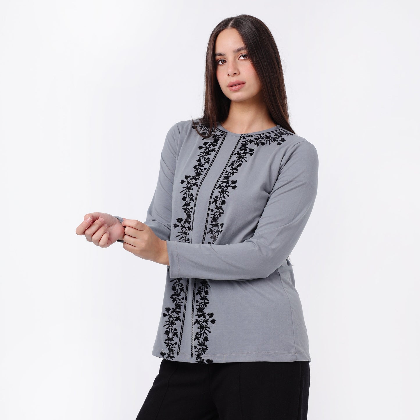 Women's Printed Long Sleeve T-Shirt