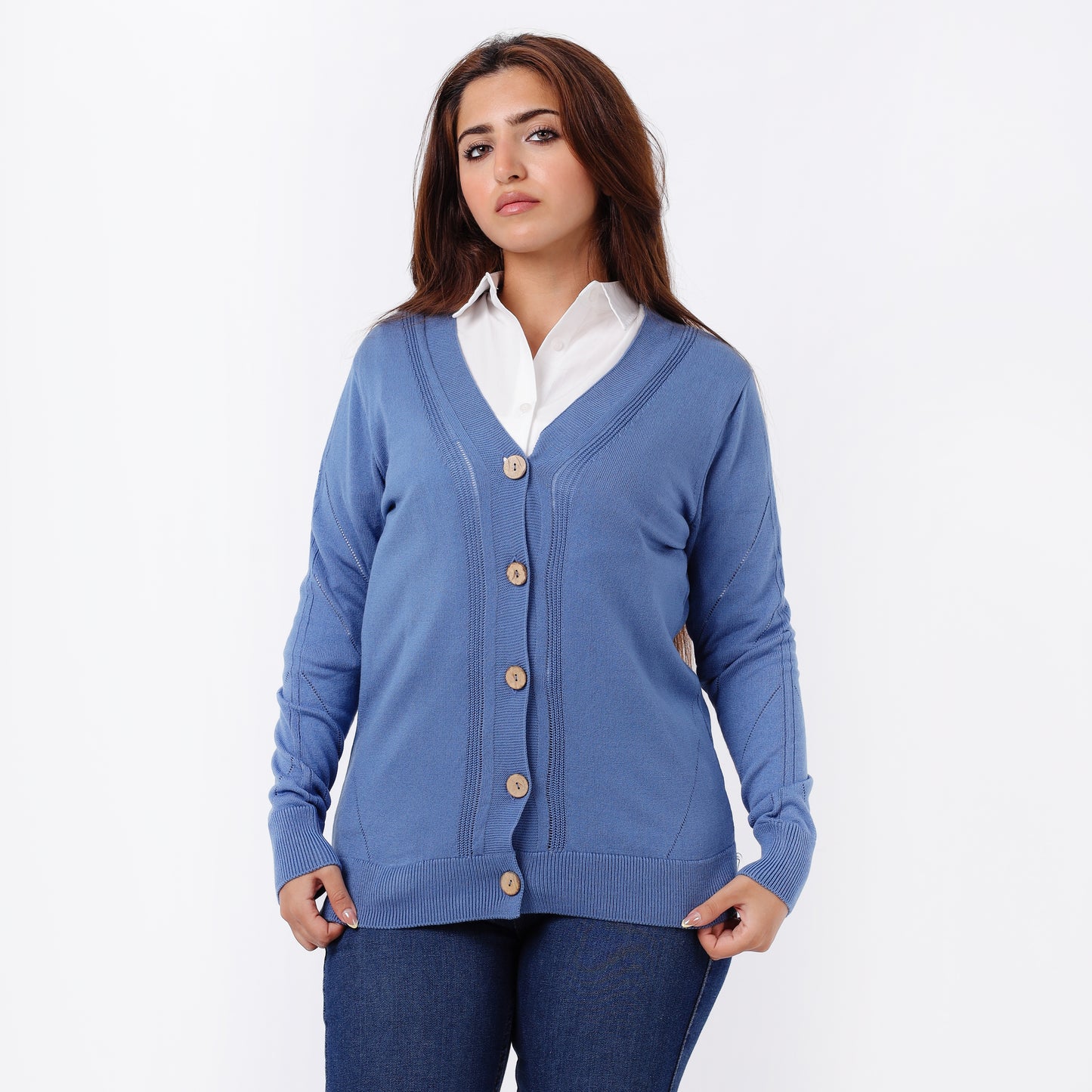 Women's Button-Up Knitted Cardigan