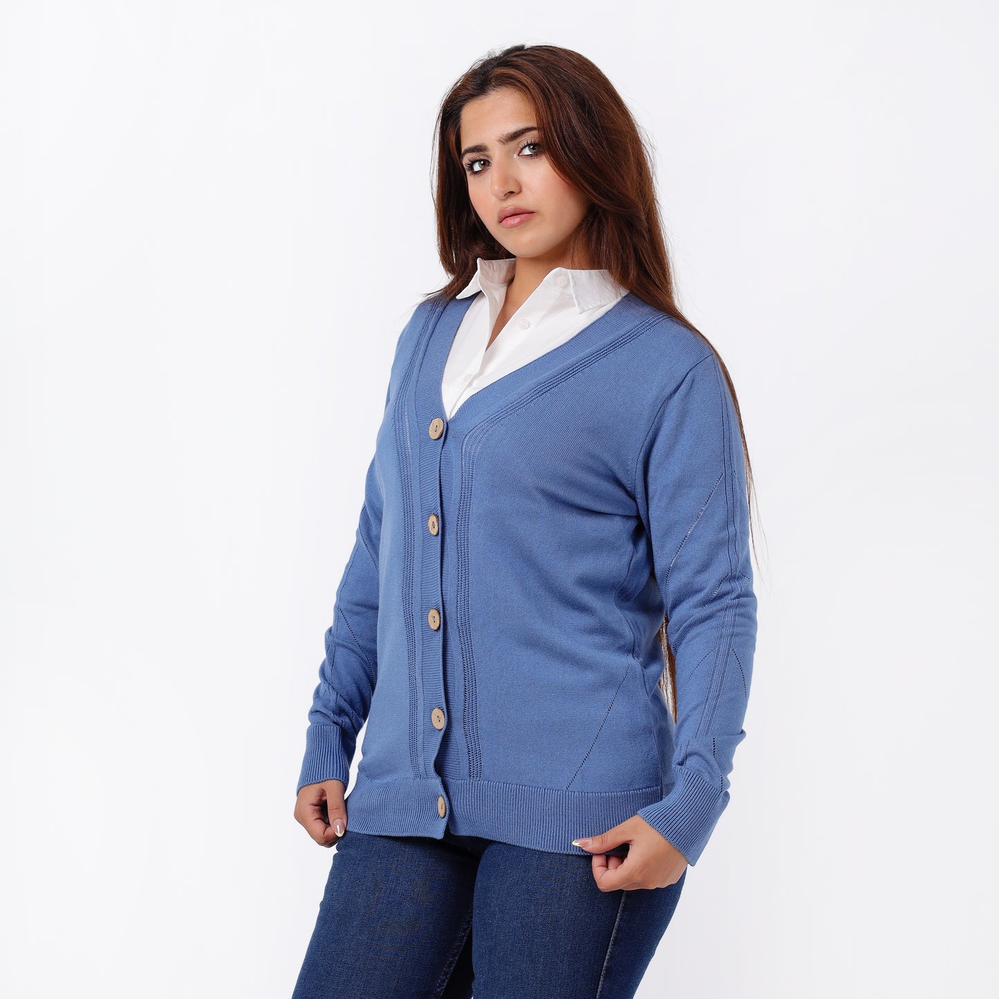Women's Button-Up Knitted Cardigan
