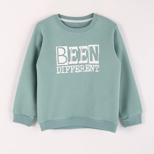 Boys Melton Printed Sweatshirt