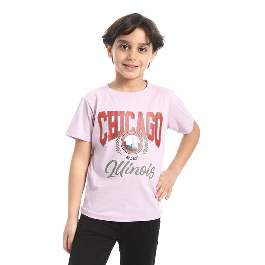Boys Cotton Printed T-Shirt