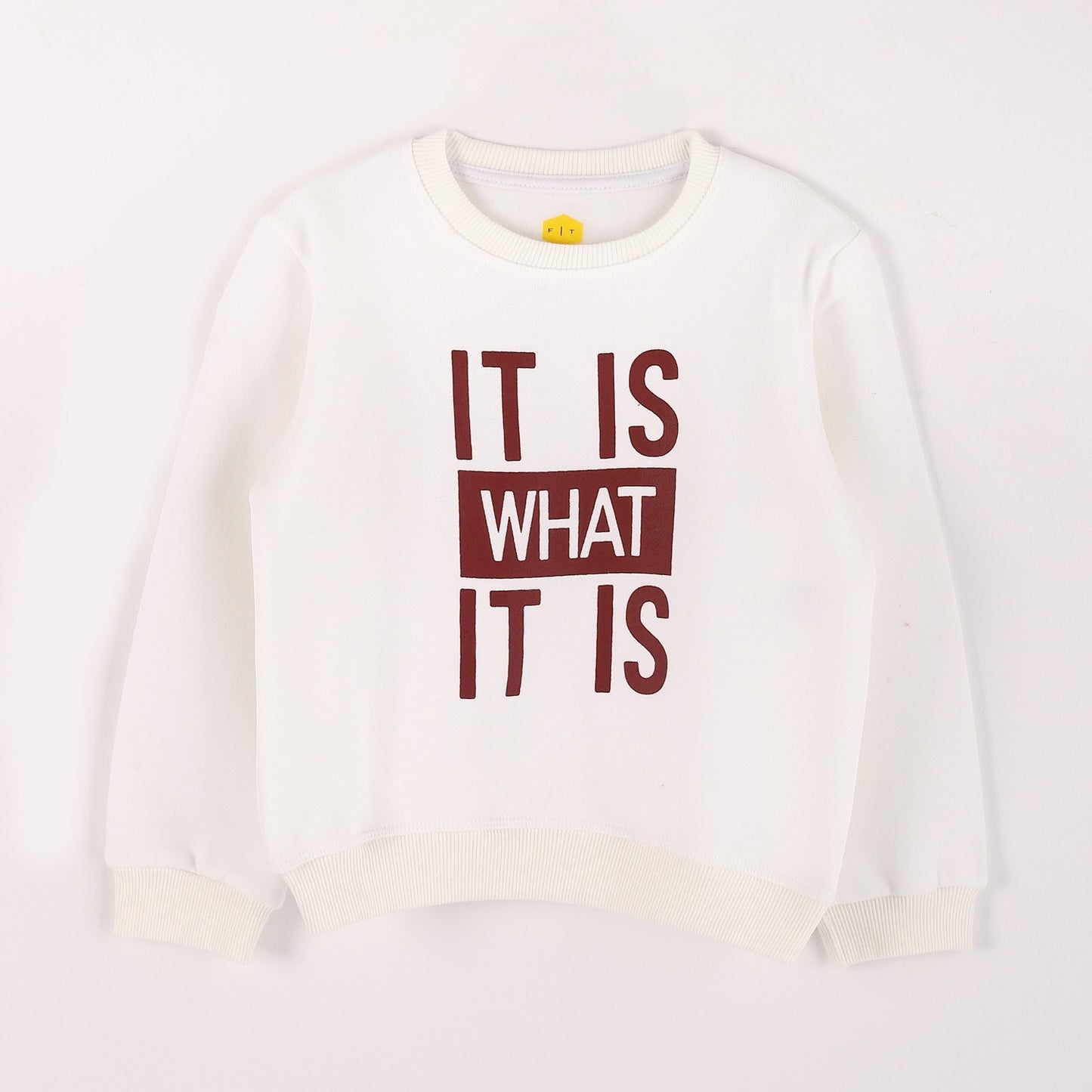 Boys Melton Printed Sweatshirt