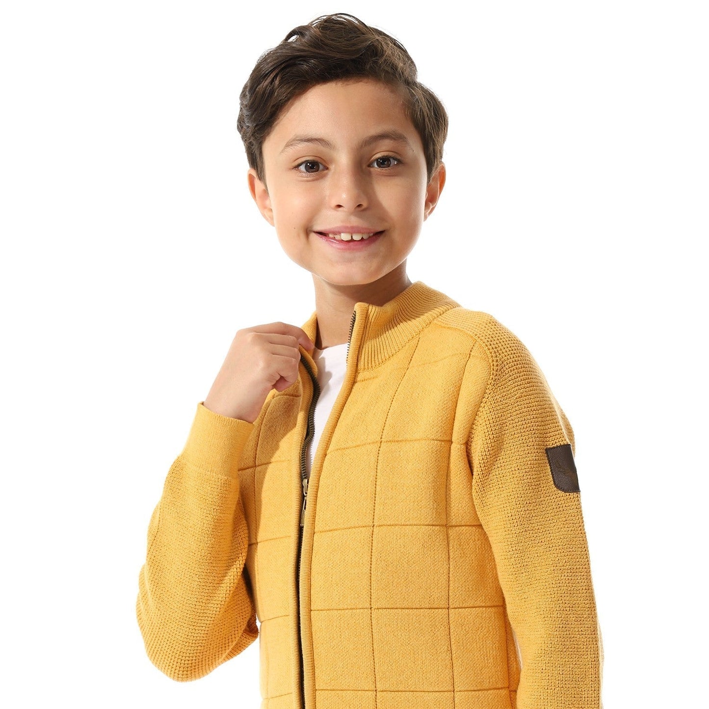 Boys Zipper-Knit Jacket