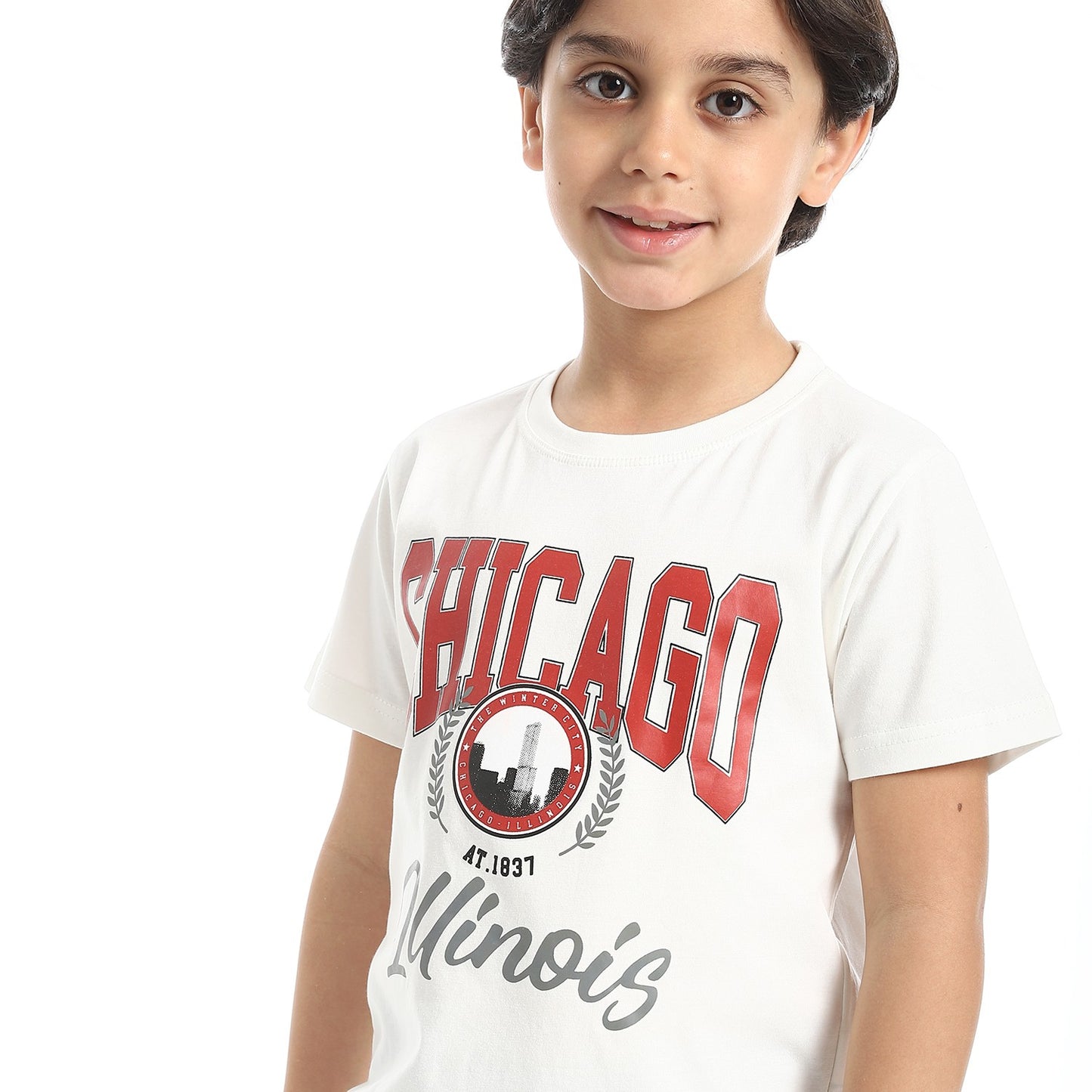Boys Cotton Printed T-Shirt
