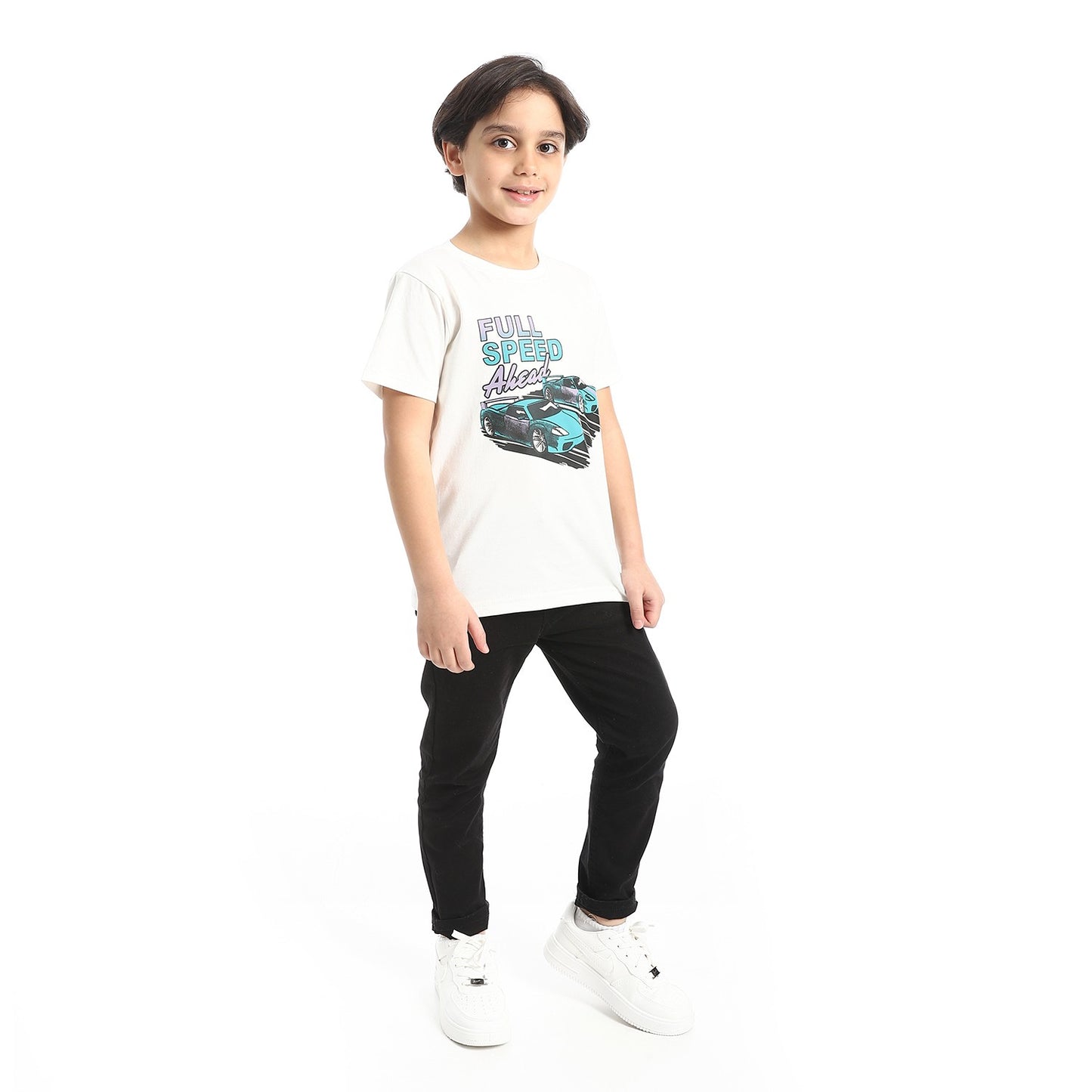 Boys Cotton Printed T-Shirt