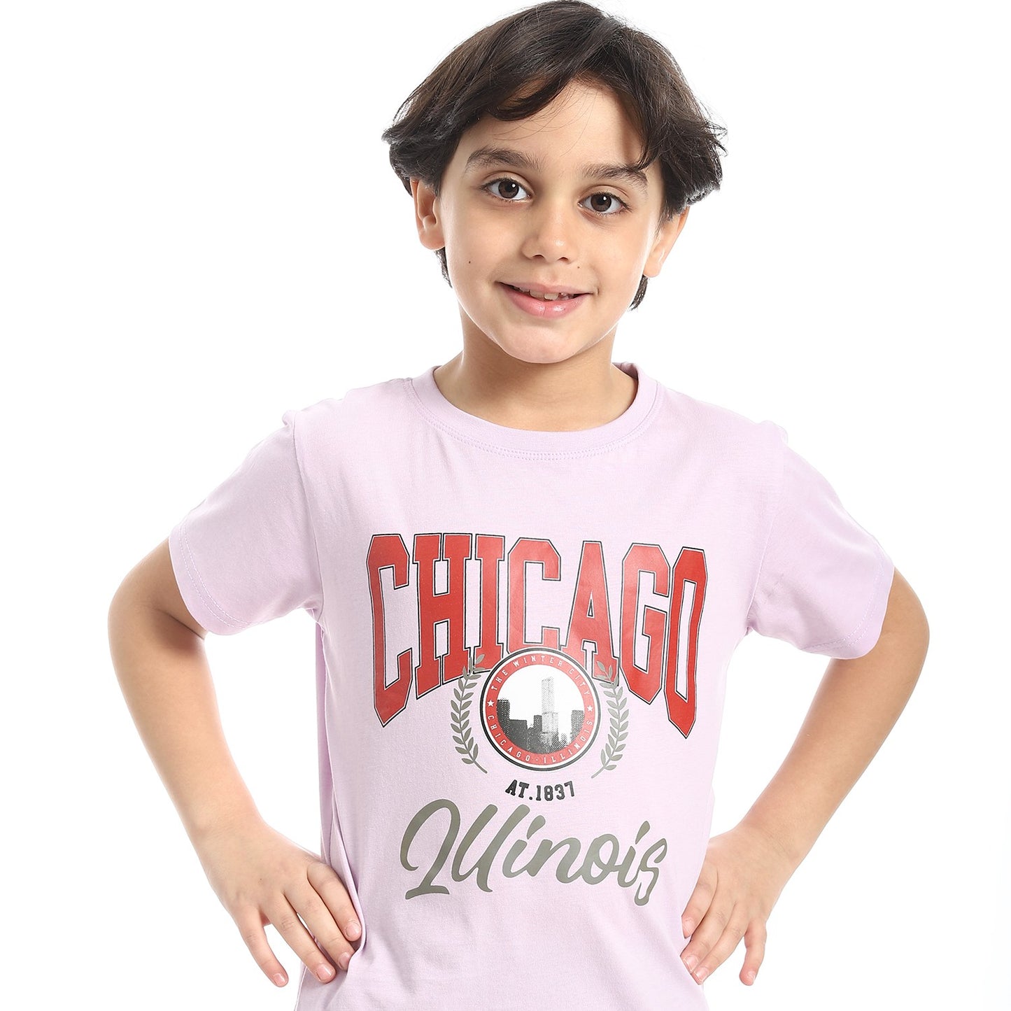 Boys Cotton Printed T-Shirt