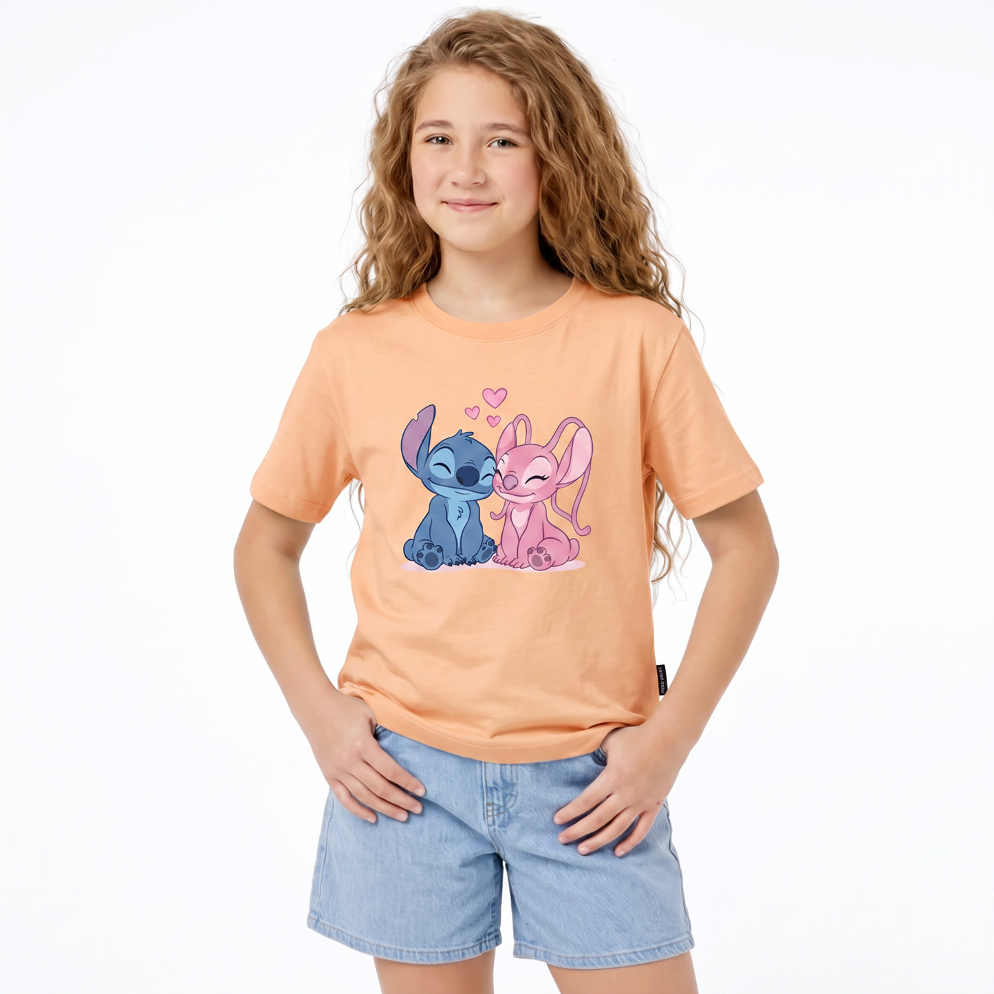 Girls Cotton Printed T-Shirt