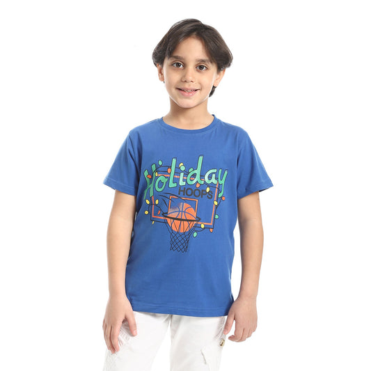 Boys Cotton Printed T-Shirt