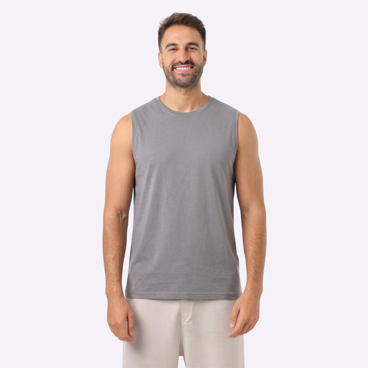 Men’s Sleeveless Basic T-Shirt