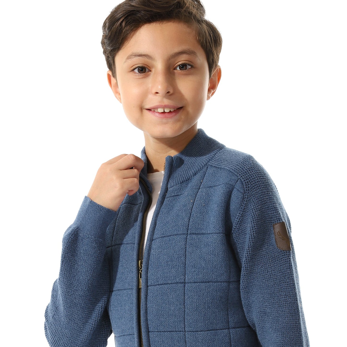 Boys Zipper-Knit Jacket