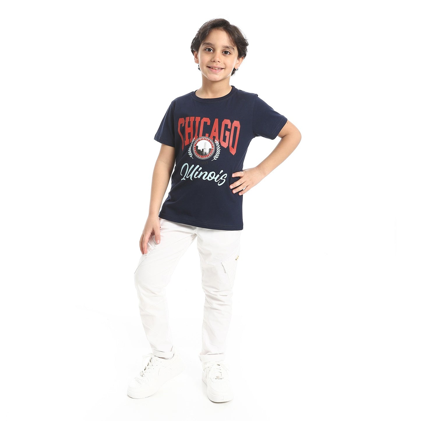 Boys Cotton Printed T-Shirt