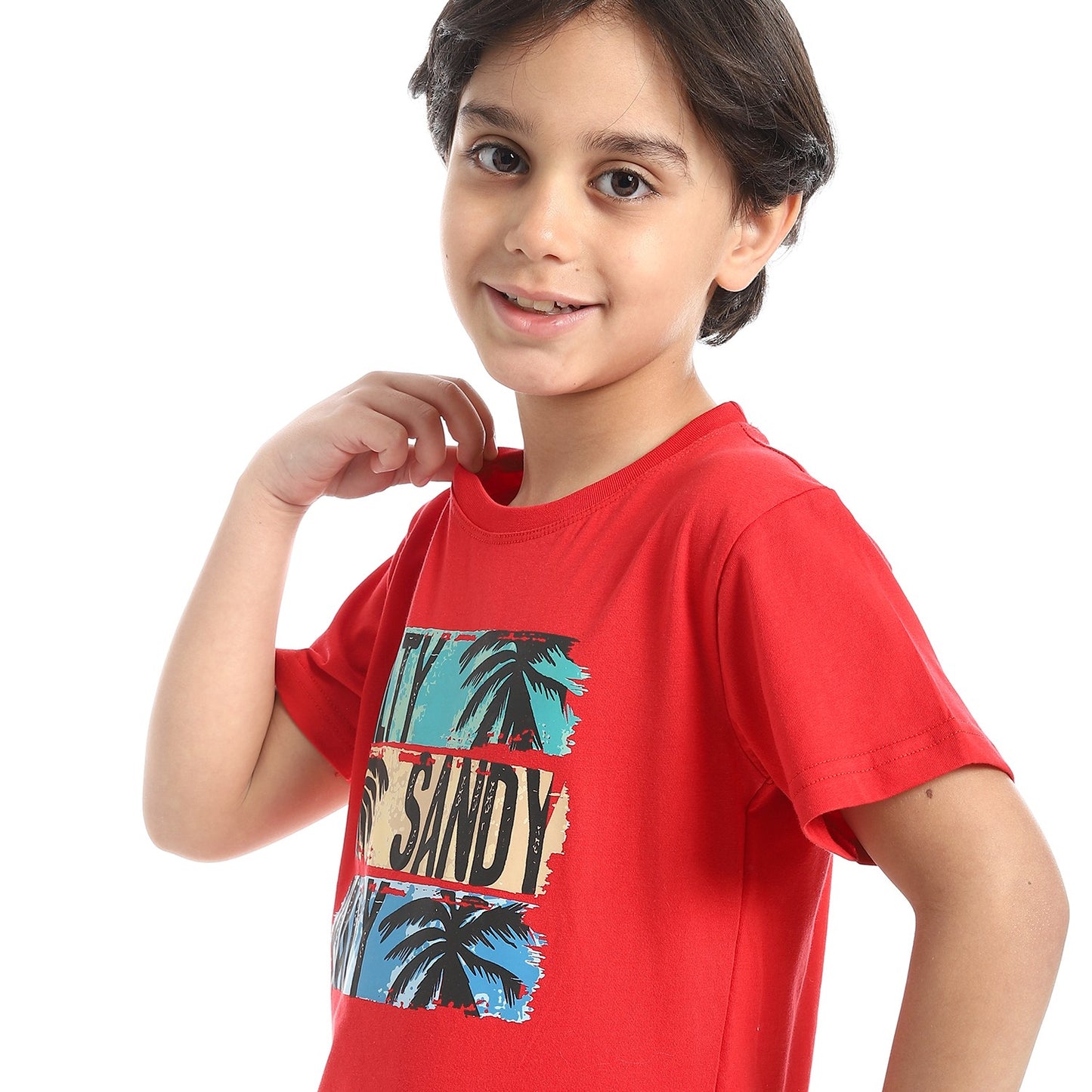 Boys Cotton Printed T-Shirt