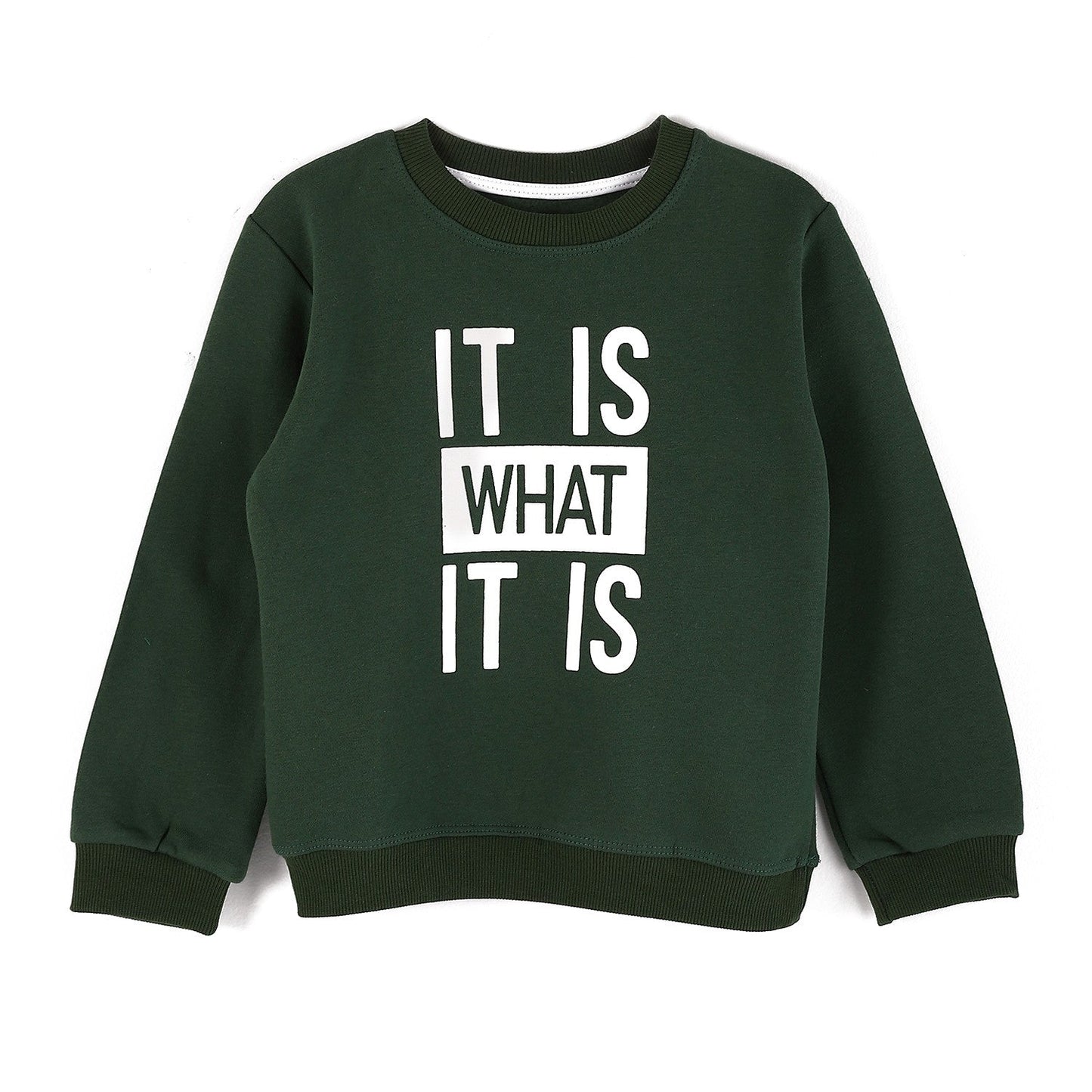 Boys Melton Printed Sweatshirt