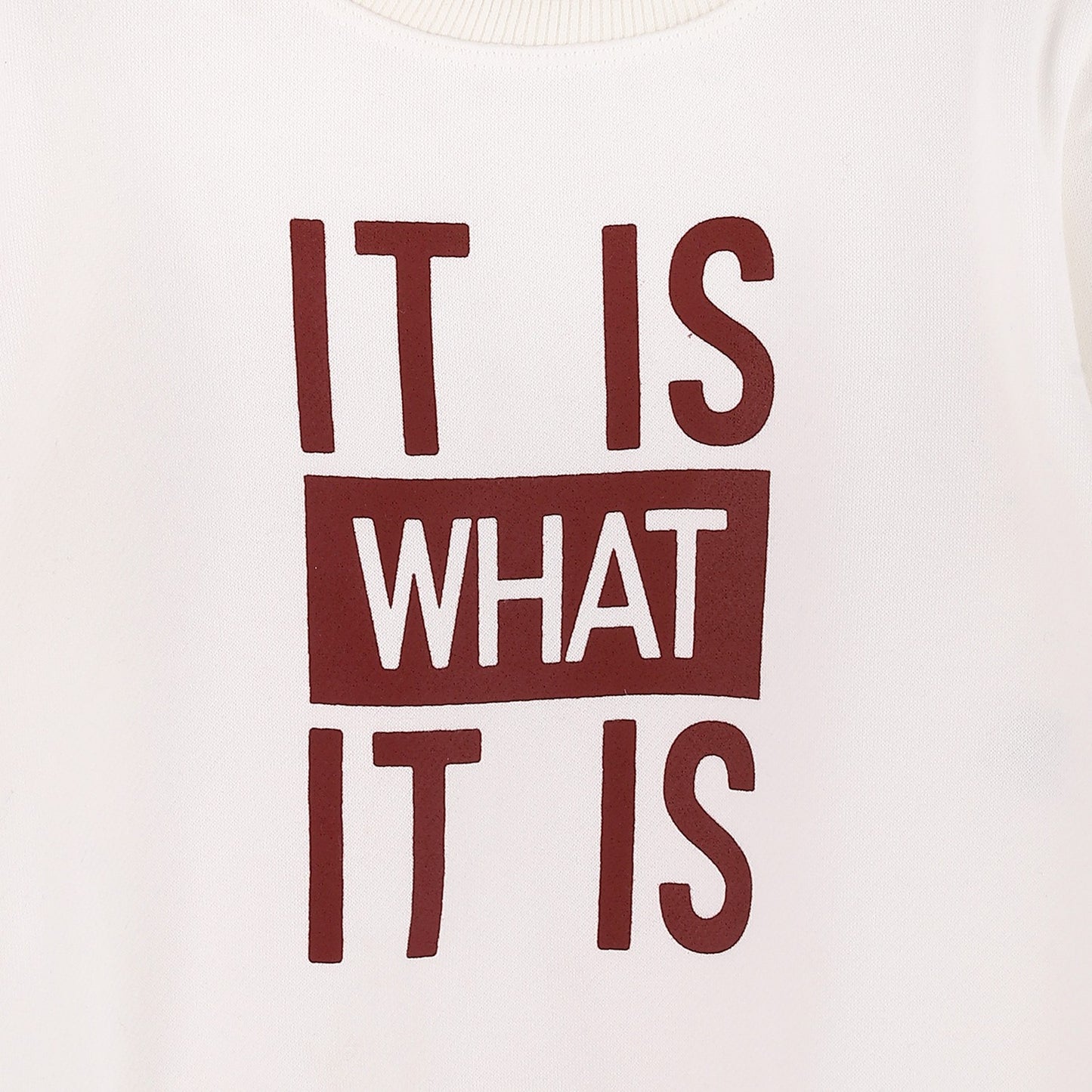 Boys Melton Printed Sweatshirt