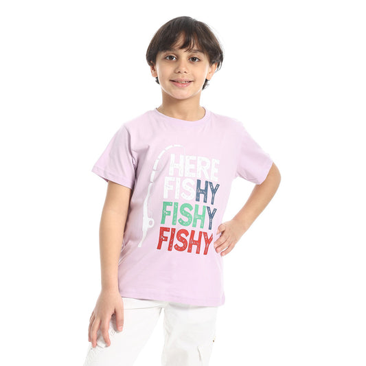 Boys Cotton Printed T-Shirt