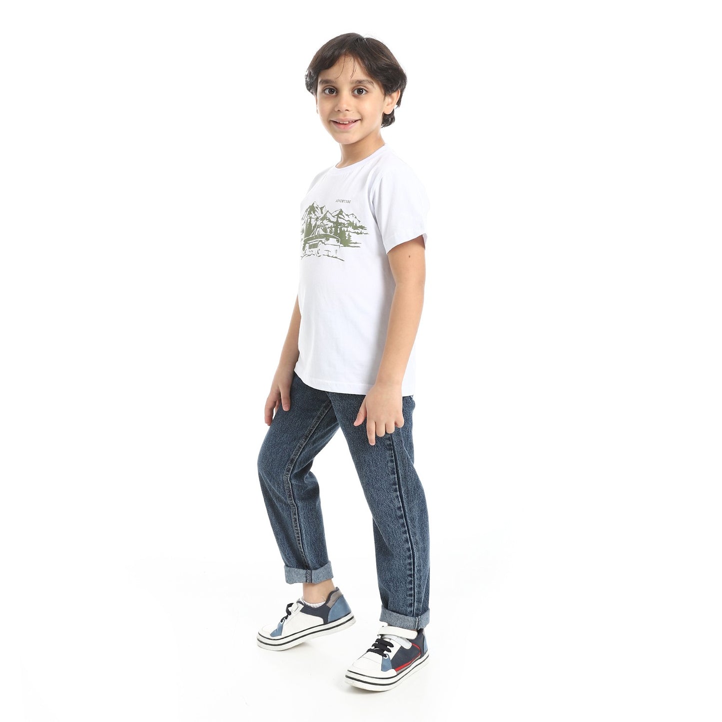 Boys Cotton Printed T-Shirt