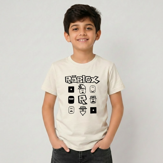 Boys Cotton Printed T-Shirt