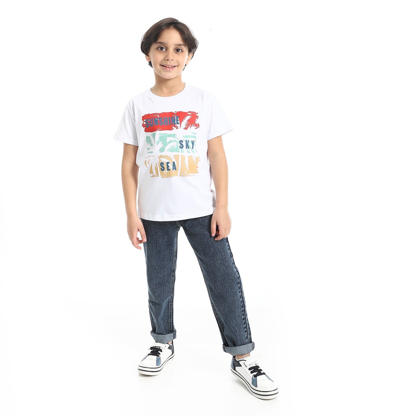 Boys Cotton Printed T-Shirt
