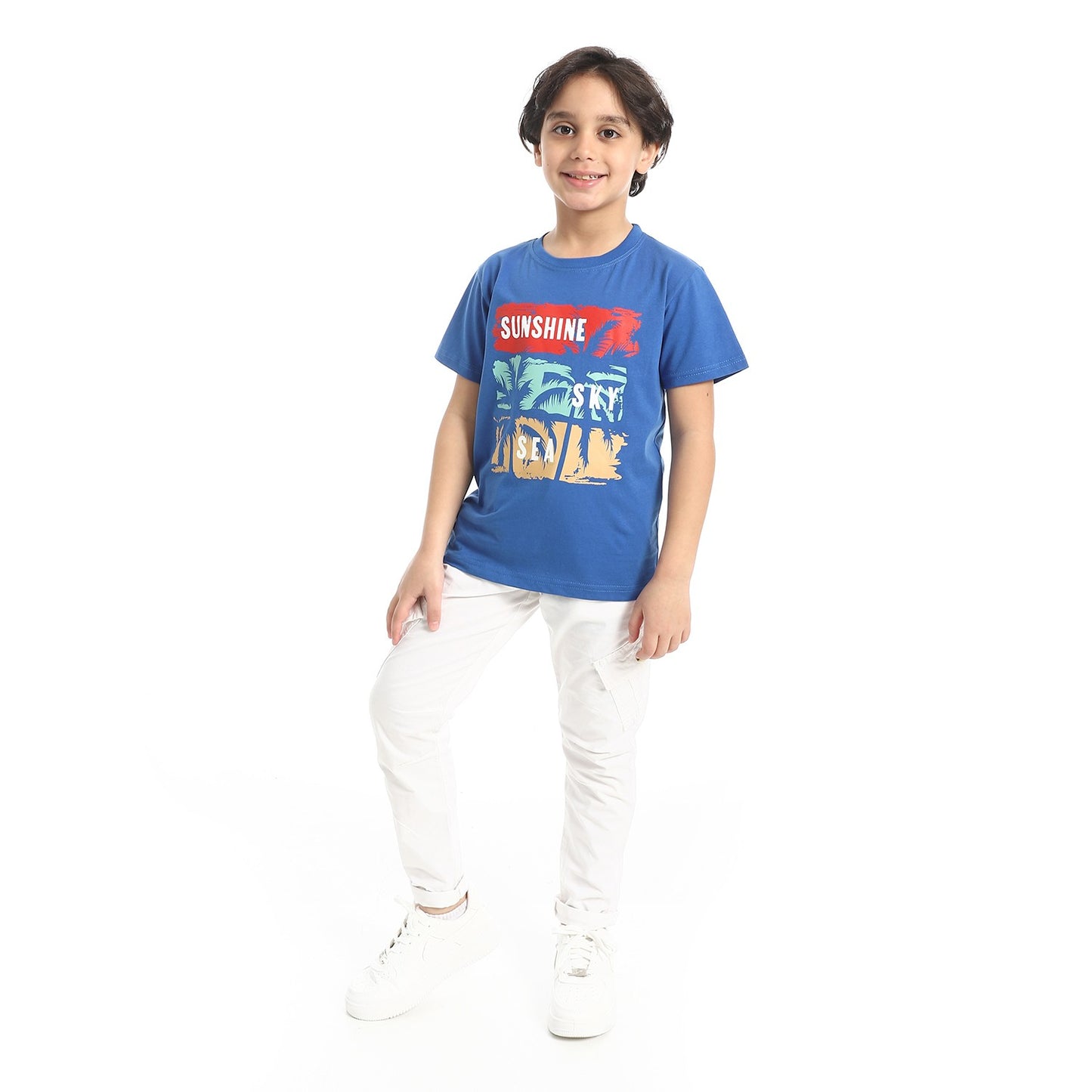 Boys Cotton Printed T-Shirt