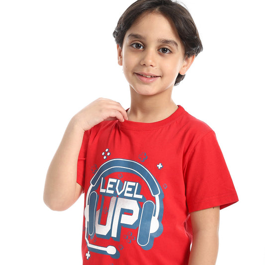 Boys Cotton Printed T-Shirt