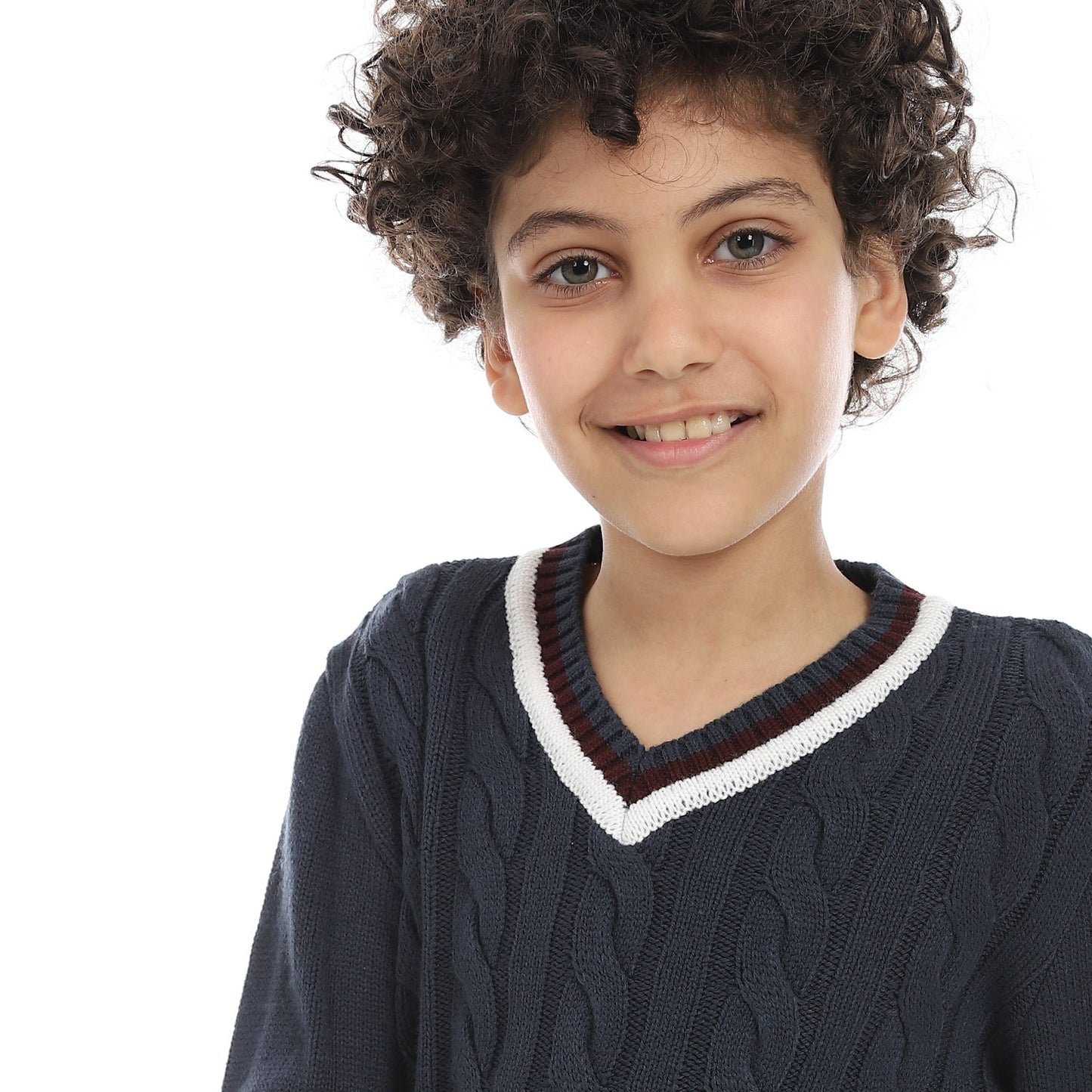 Boys V Neck Pullover