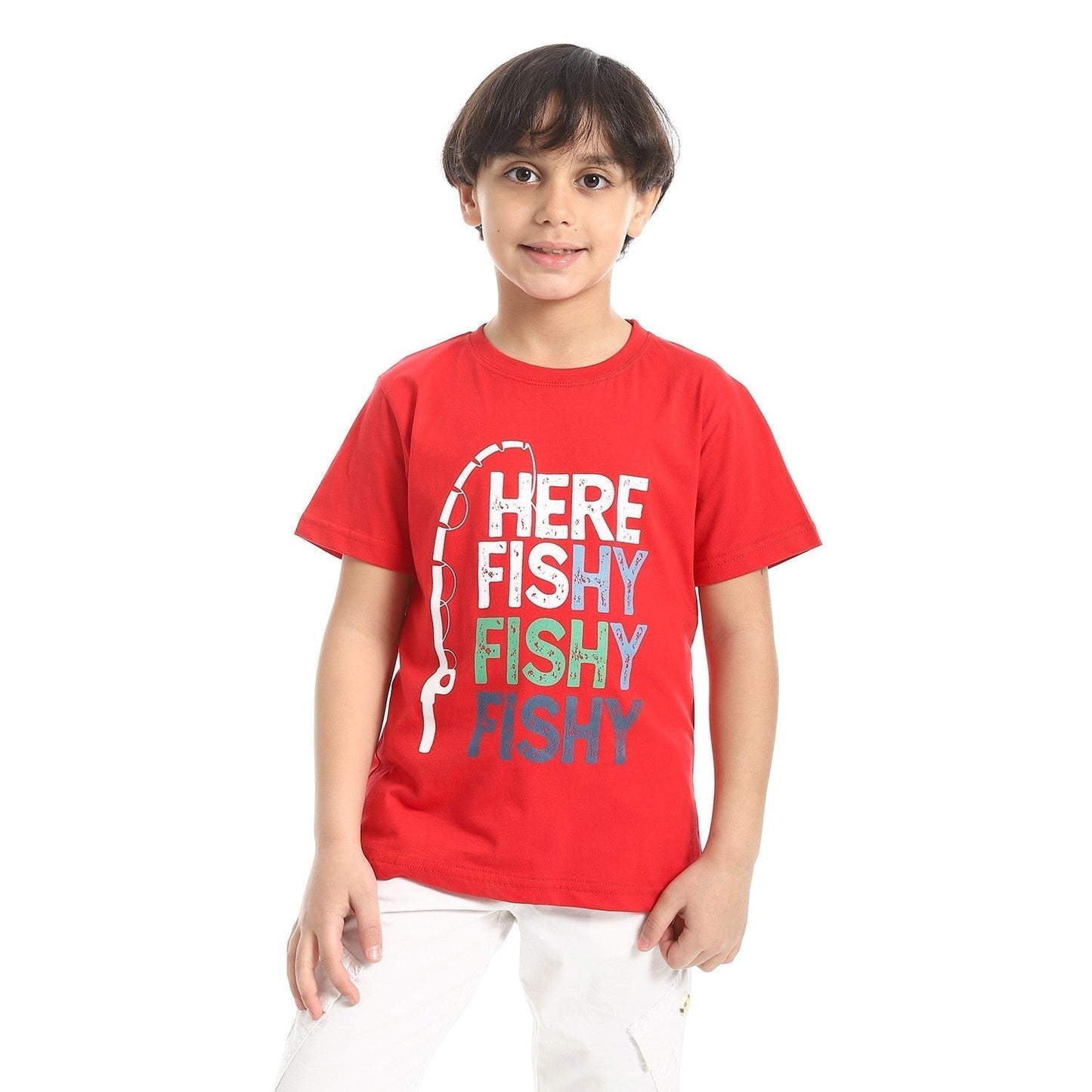 Boys Cotton Printed T-Shirt