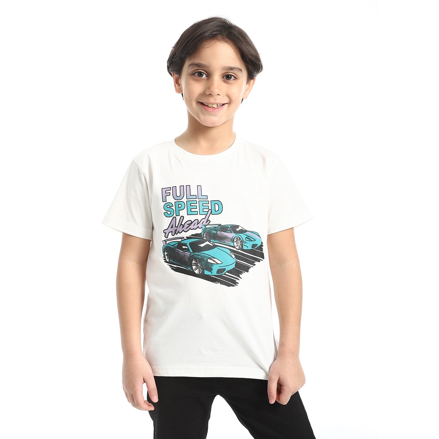 Boys Cotton Printed T-Shirt
