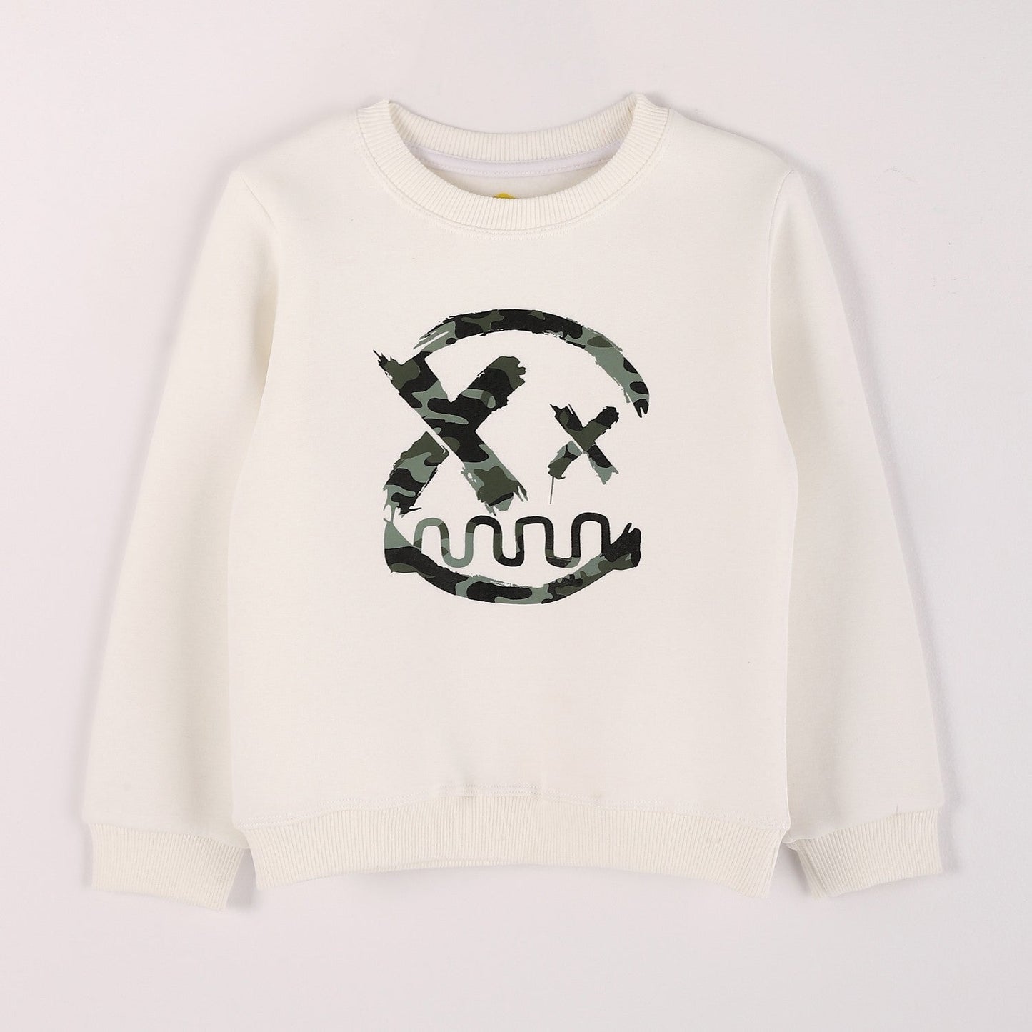 Boys Melton Printed Sweatshirt